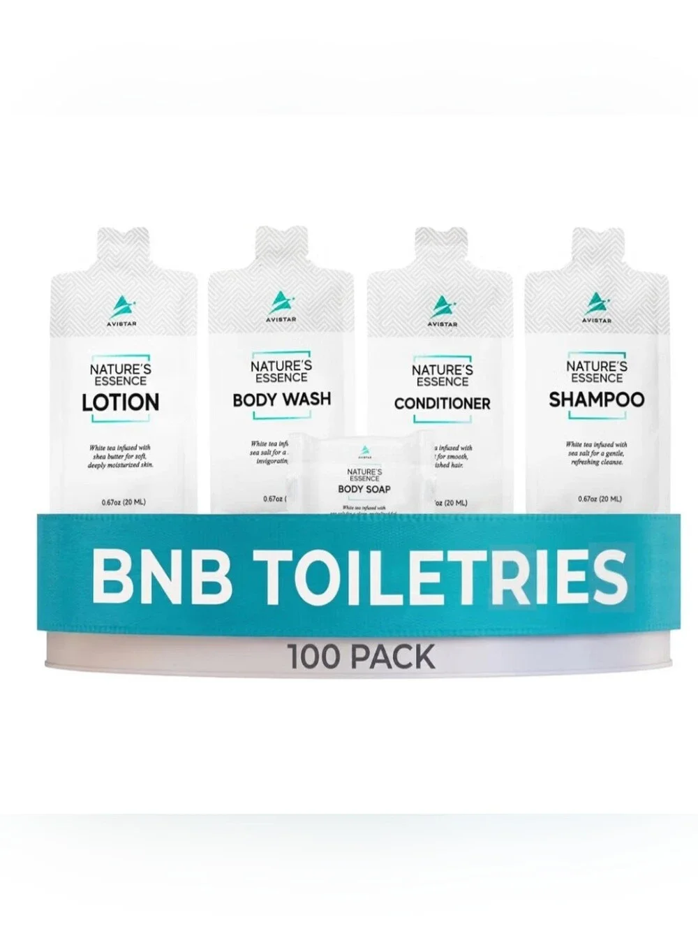 100 Hotel Soap & Bulk Toiletries Packets